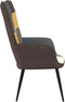 vidaXL Relaxstoel patchwork stof