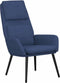 vidaXL Relaxstoel stof blauw