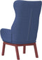 vidaXL Relaxstoel stof blauw