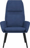 vidaXL Relaxstoel stof blauw