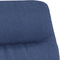 vidaXL Relaxstoel stof blauw