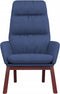 vidaXL Relaxstoel stof blauw
