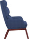 vidaXL Relaxstoel stof blauw