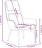 vidaXL Relaxstoel stof bruin