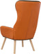 vidaXL Relaxstoel stof en PVC bruin