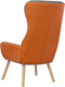 vidaXL Relaxstoel stof en PVC lichtgrijs