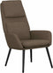 vidaXL Relaxstoel stof taupe