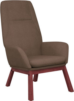 vidaXL Relaxstoel stof taupe