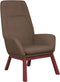 vidaXL Relaxstoel stof taupe