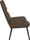 vidaXL Relaxstoel stof taupe