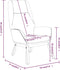 vidaXL Relaxstoel stof taupe