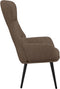 vidaXL Relaxstoel stof taupe