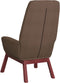 vidaXL Relaxstoel stof taupe
