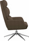 vidaXL Relaxstoel stof taupe