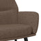 vidaXL Relaxstoel stof taupe