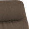vidaXL Relaxstoel stof taupe