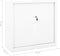 vidaXL - Roldeurkast - 90x40x90 - cm - staal - wit
