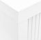 vidaXL - Roldeurkast - 90x40x90 - cm - staal - wit