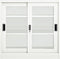 vidaXL - Roldeurkast - 90x40x90 - cm - staal - wit