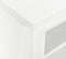 vidaXL - Roldeurkast - 90x40x90 - cm - staal - wit