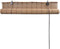 vidaXL - Rolgordijn - 100x220 - cm - bamboe - bruin