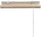 vidaXL - Rolgordijn - 100x220 - cm - bamboe - naturel