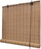 vidaXL - Rolgordijn - 120x160 - cm - bamboe - bruin