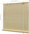 vidaXL - Rolgordijn - 120x160 - cm - bamboe - naturel