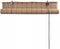 vidaXL - Rolgordijn - 140x160 - cm - bamboe - bruin