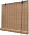 vidaXL - Rolgordijn - 150x160 - cm - bamboe - bruin