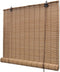 vidaXL - Rolgordijn - 150x220 - cm - bamboe - bruin