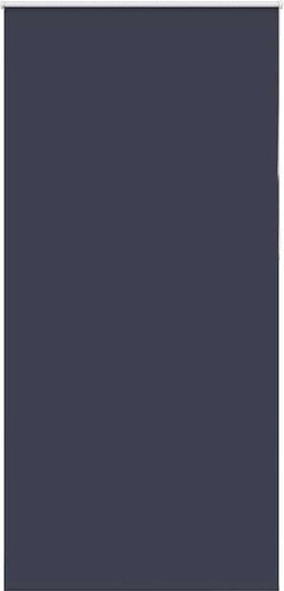 vidaXL - Rolgordijn - verduisterend - 110x210 - cm - stofbreedte - 105,7 - cm - blauw
