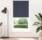 vidaXL - Rolgordijn - verduisterend - 110x210 - cm - stofbreedte - 105,7 - cm - blauw