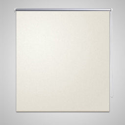 vidaXL - Rolgordijn - verduisterend - 120 - x - 175 - cm - crême