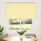 vidaXL - Rolgordijn - verduisterend - 120x150 - cm - stofbreedte - 116,6 - cm - geel