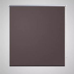 vidaXL - Rolgordijn - verduisterend - 140 - x - 175 - cm - koffiebruin