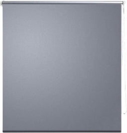 vidaXL - Rolgordijn - verduisterend - 160x175 - cm - grijs