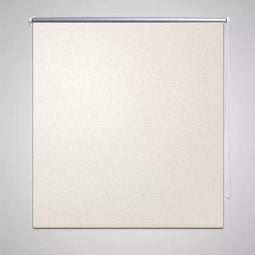 vidaXL - Rolgordijn - verduisterend - 80 - x - 230 - cm - crême