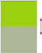 vidaXL - Rolgordijn - verduisterend - 95x130cm - stofbreedte - 90,7 - cm - polyester