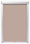 vidaXL - Rolgordijn - verduisterend - beige - FK06