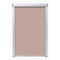 vidaXL - Rolgordijn - verduisterend - beige - FK06