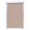 vidaXL - Rolgordijn - verduisterend - beige - M04/304