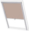 vidaXL - Rolgordijn - verduisterend - beige - S06/606
