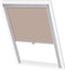vidaXL - Rolgordijn - verduisterend - beige - S08/608