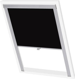vidaXL - Rolgordijn - verduisterend - zwart - MK08