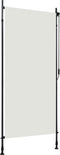 vidaXL - Rolgordijn - voor - buiten - 100x270 - cm - crème