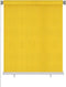 vidaXL - Rolgordijn - voor - buiten - 120x140 - cm - HDPE - geel