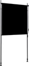 vidaXL - Rolgordijn - voor - buiten - 120x270 - cm - antraciet