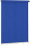 vidaXL - Rolgordijn - voor - buiten - 160x230 - cm - HDPE - blauw