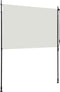 vidaXL - Rolgordijn - voor - buiten - 200x270 - cm - crème